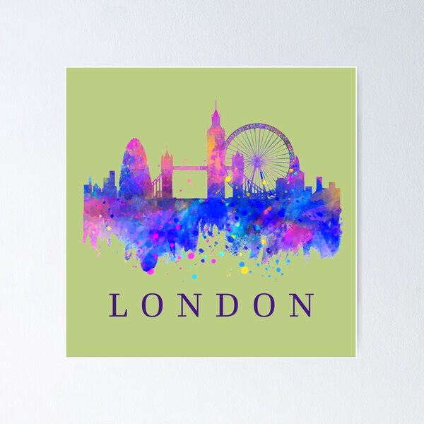 Item preview, Colourful London designed and sold by RitzuPaul.