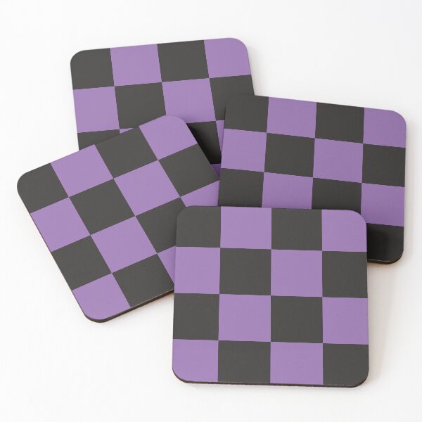 Item preview, Chequered Purple Black Pattern Goth designed and sold by zcabask.