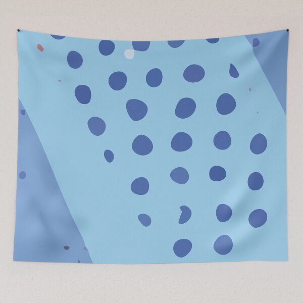 Item preview, Abstract Modern Contemporary Monochromatic Background in Cool Blue Color GC-118-5 designed and sold by GraphicCharms.