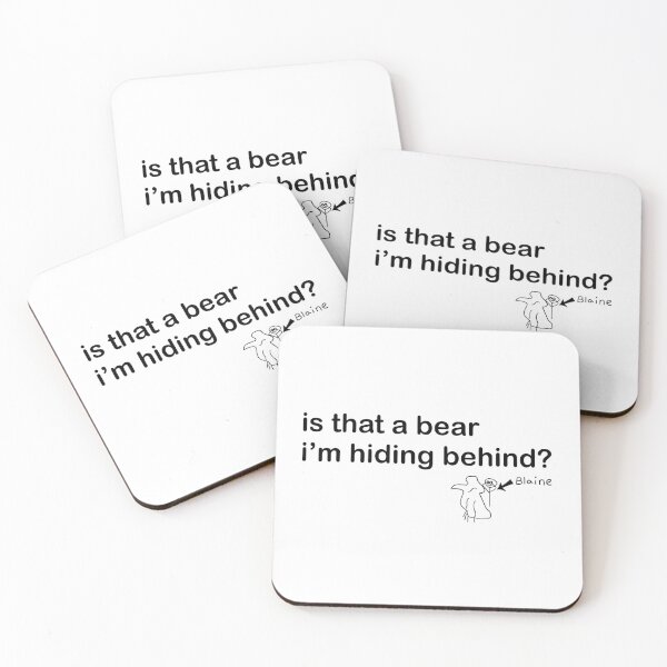 Item preview, Is that a bear I'm hiding behind? designed and sold by finnxwing.