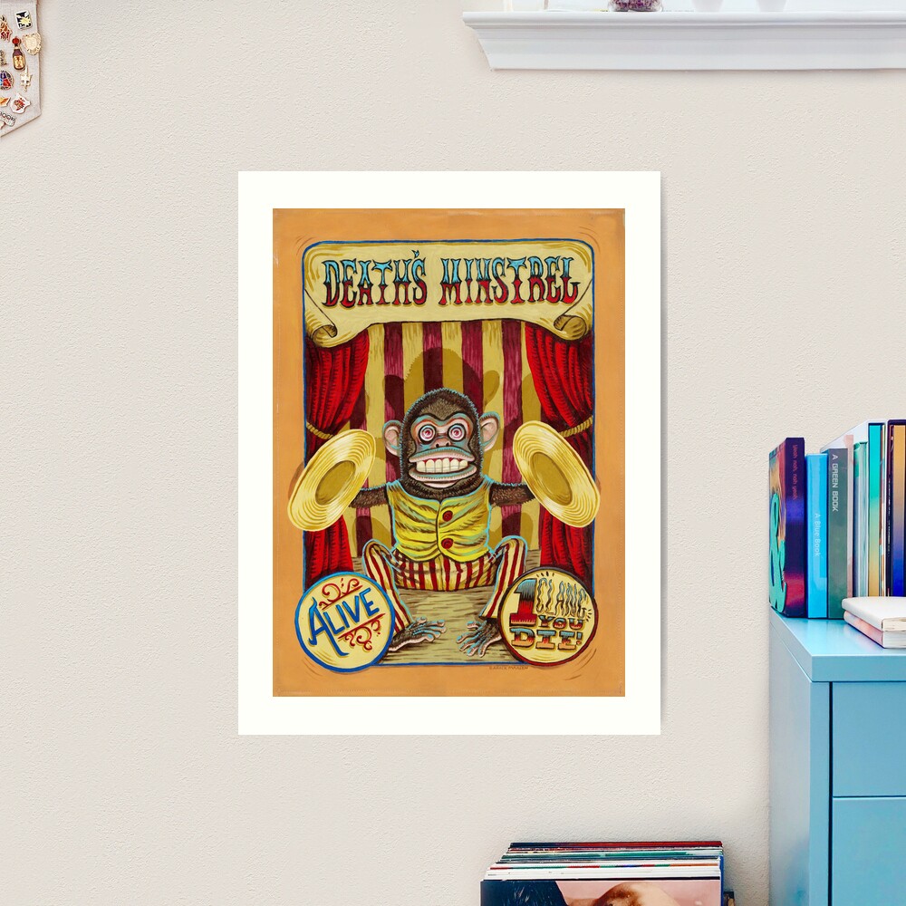 Death's Minstrel: Jolly Chimp Sideshow Banner