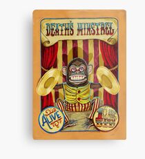 Death's Minstrel: Jolly Chimp Sideshow Banner Metal Print