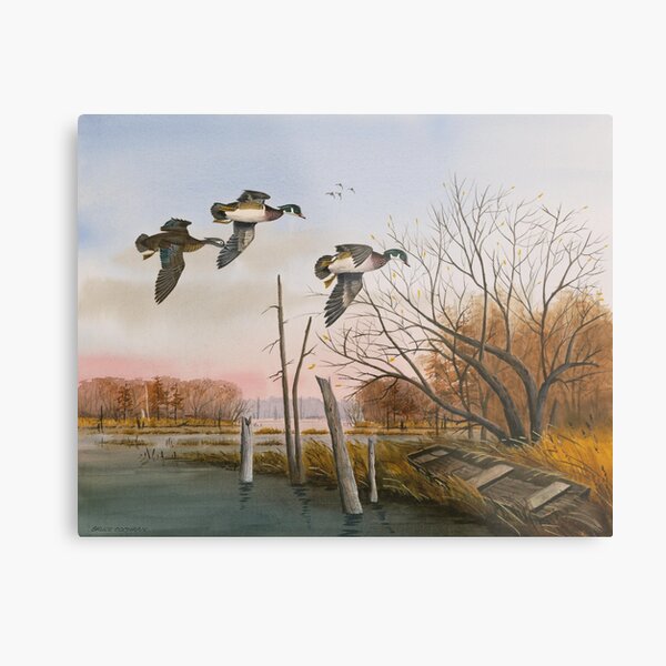 Flying Home Metal Print