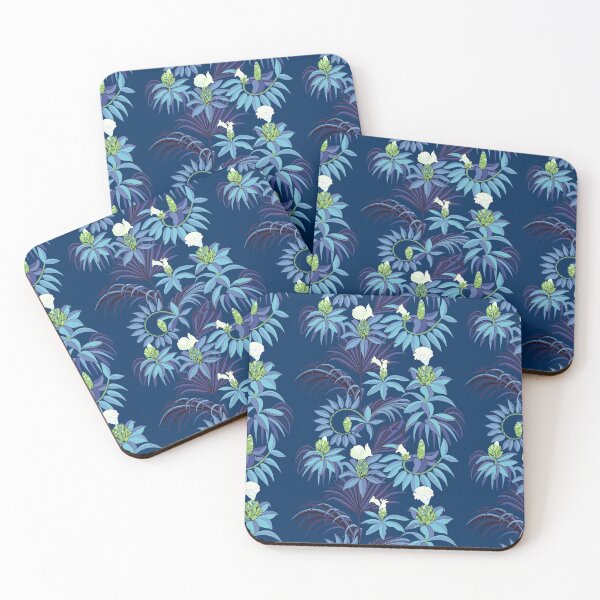 Aperçu de l'œuvre Jardin Exotique (Deep Ocean) créée et vendue par Chartrose.