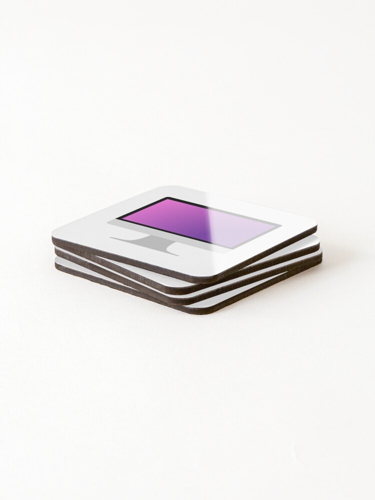 Thumbnail 4 of 5, Coasters (Set of 4), Gradient desktop designed and sold by powerpointer.