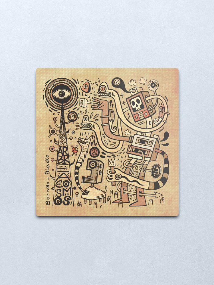 Alternate view of Arbracosmos Metal Print