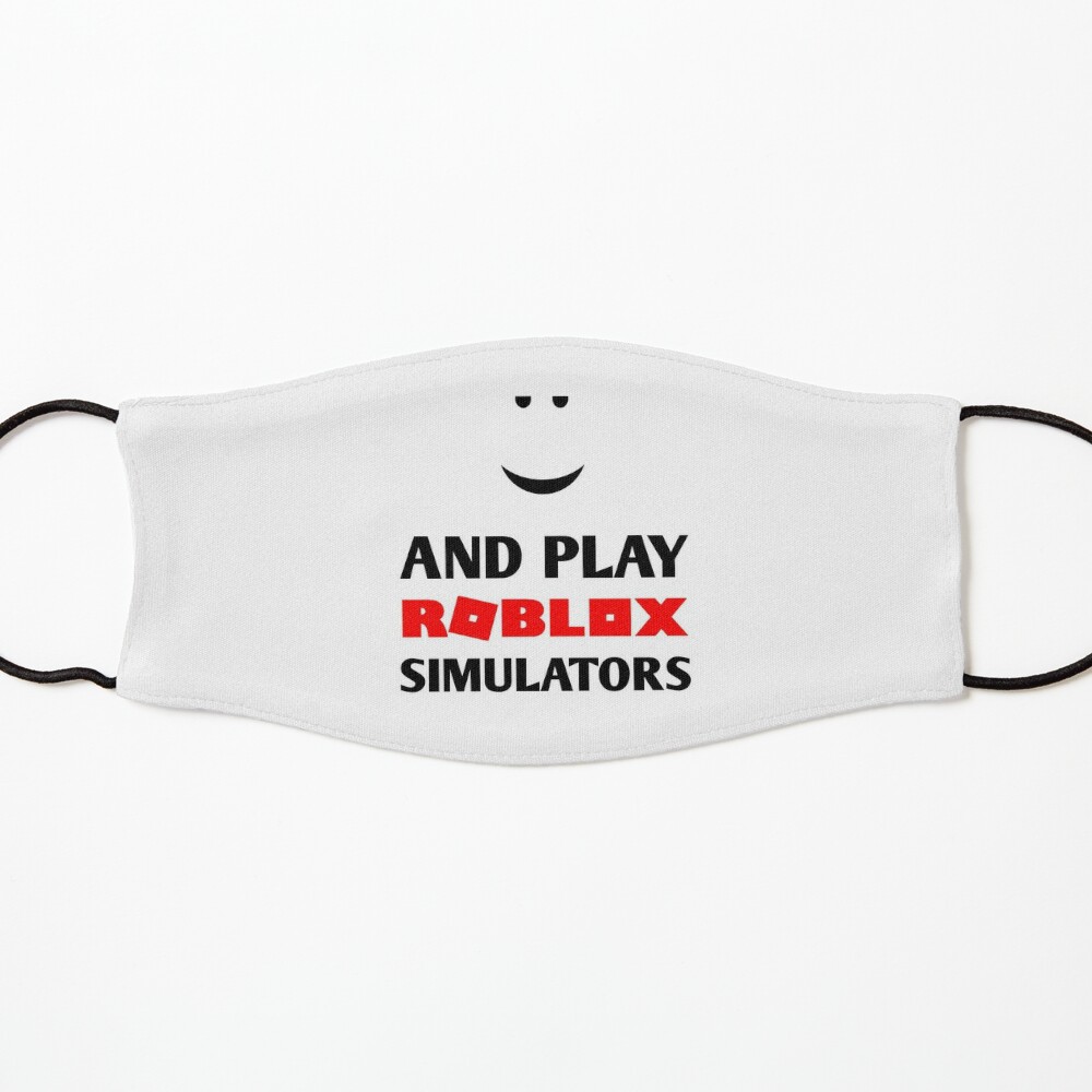 Chill And Play Roblox Simulators Mask By Imankelani Redbubble - sans chill roblox