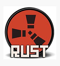 Rust logo Photographic Print