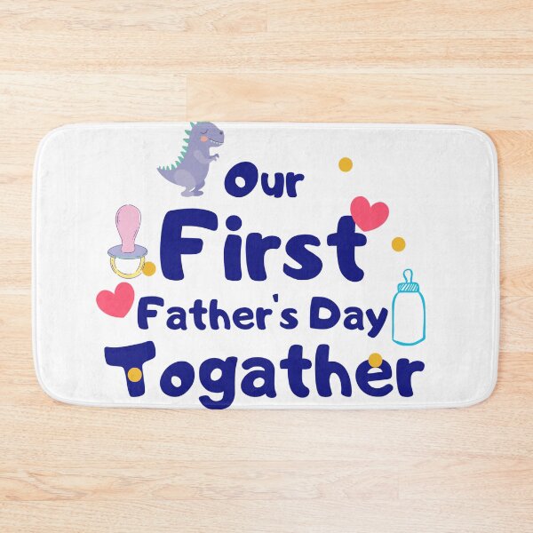 Item preview, Copy of Our first fathers day together 2020 best dad son daughter forever white shirt designed and sold by zugharo2019.