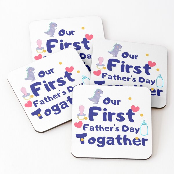 Item preview, Copy of Our first fathers day together 2020 best dad son daughter forever white shirt designed and sold by zugharo2019.