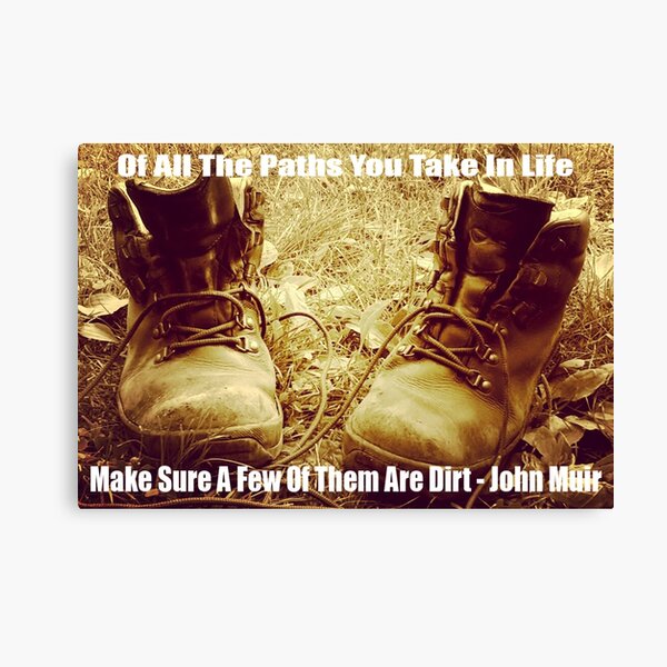 Take The Dirt Paths Canvas Print