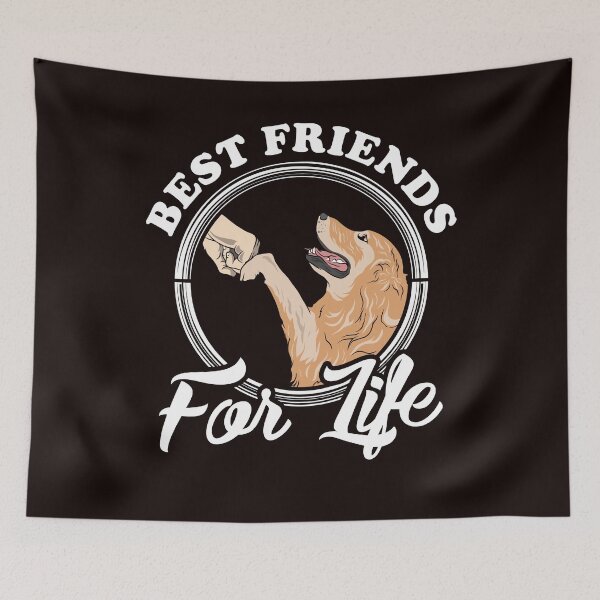 Item preview, Golden Retriever Lover Design "Best Friends For Life" designed and sold by adsman68.