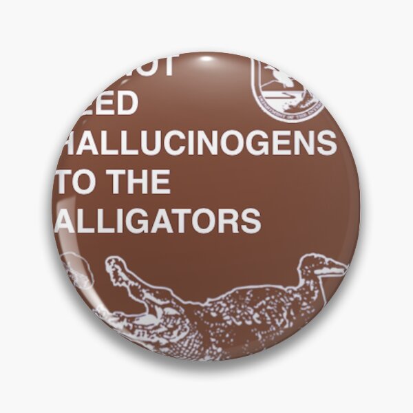 Item preview, Do Not Feed Hallucinogens To The Alligators (Large) designed and sold by AJShamrock.