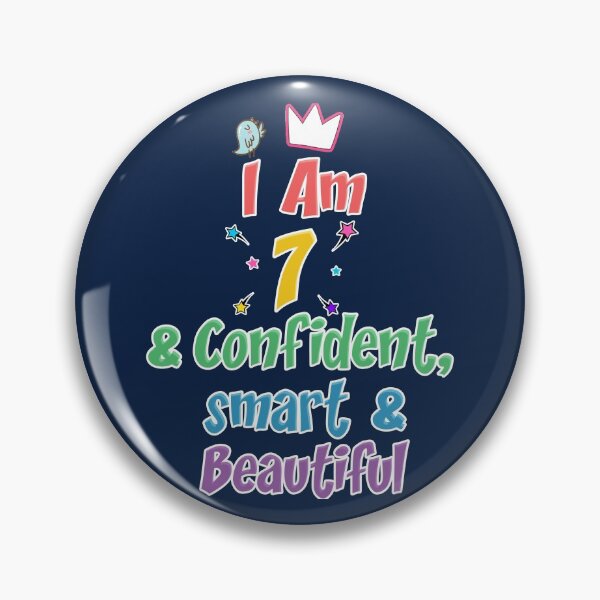 Item preview, I Am 7 Confident, Smart & Beautiful designed and sold by Thedoode.
