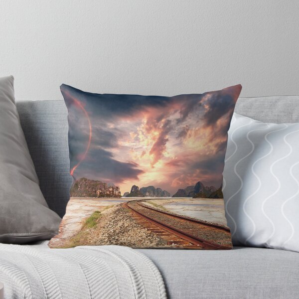 Item preview, Fantasy landscape and red circle in the sky designed and sold by Maks08.