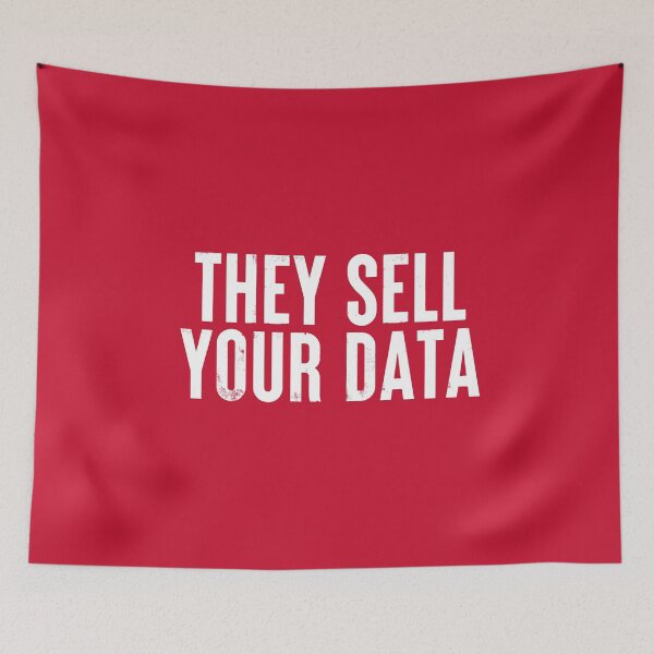 Item preview, They Sell Your Data - Anti Social Media Movement #3 designed and sold by SalahBlt.