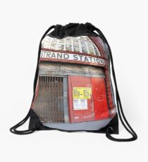 Strand Station, London Drawstring Bag