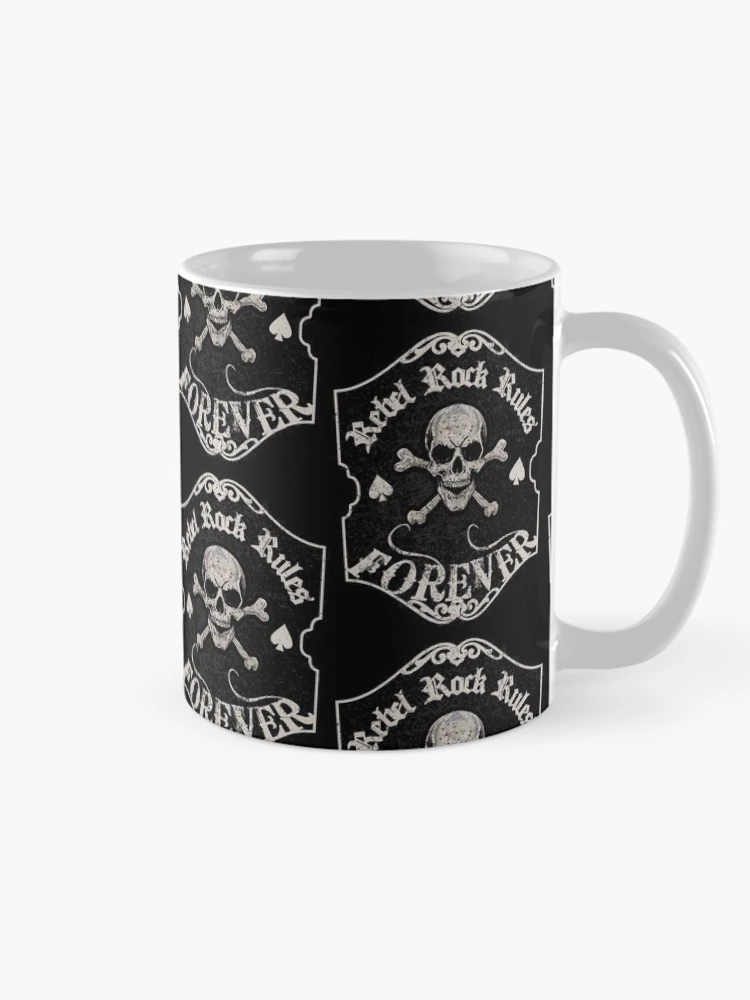 Imagen 3 de 6, Taza de café con la obra REBELDE ROCKABILLY, diseñada y vendida por RockingDaddy.