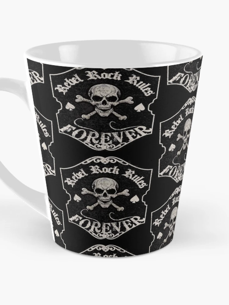 Imagen 3 de 4, Taza de café con la obra REBELDE ROCKABILLY, diseñada y vendida por RockingDaddy.