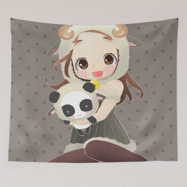 Item preview, Sheep Girl and Sheep Panda designed and sold by konapple.