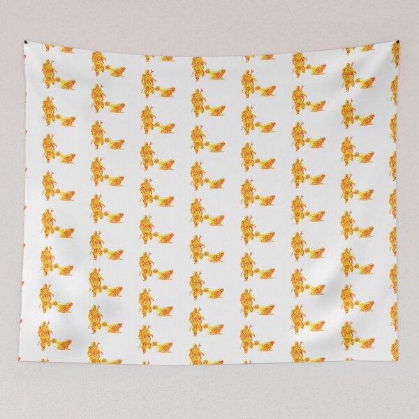 Item preview, MANDO and SHIP Silhouette Bright Yellow Highlights designed and sold by Rocket Fox.