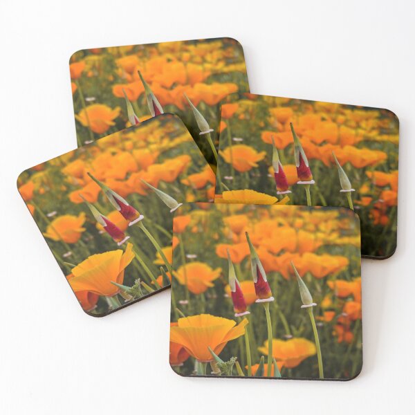 Item preview, Orange poppy field designed and sold by ChloePorter17.