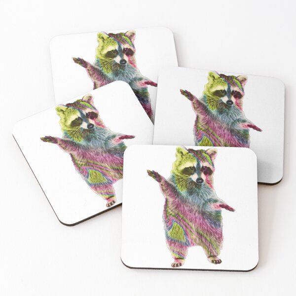 Item preview, Rainbow Raccoon 4 designed and sold by funhousejen.