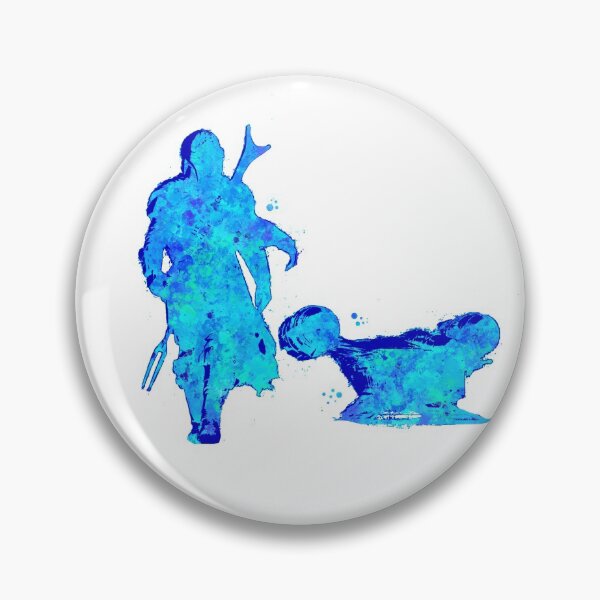 Item preview, MANDO and SHIP Silhouette Light Blue Shades designed and sold by Rocket Fox.
