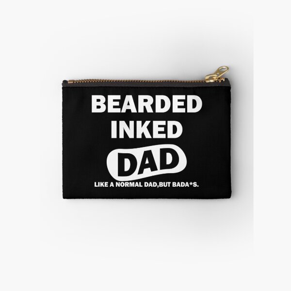 Item preview, BEARDED INKED DAD LIKE A NORMAL DAD BUT BADASS designed and sold by sayedul987034.