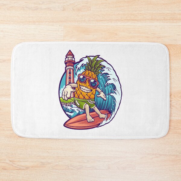 Item preview, Pineapple Surfer On Big Waves designed and sold by masterbones.
