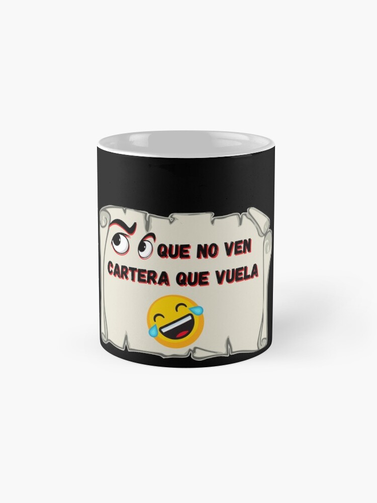Vista alternativa de Taza Ojos que no ven Cartera que vuela