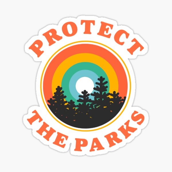 protect the parks Sticker