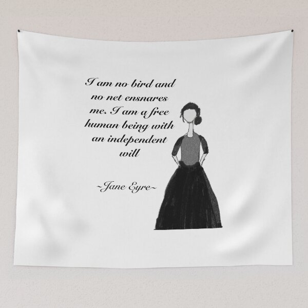 Item preview, “I am no bird” Jane Eyre Quote I designed and sold by DivergeDesigns.