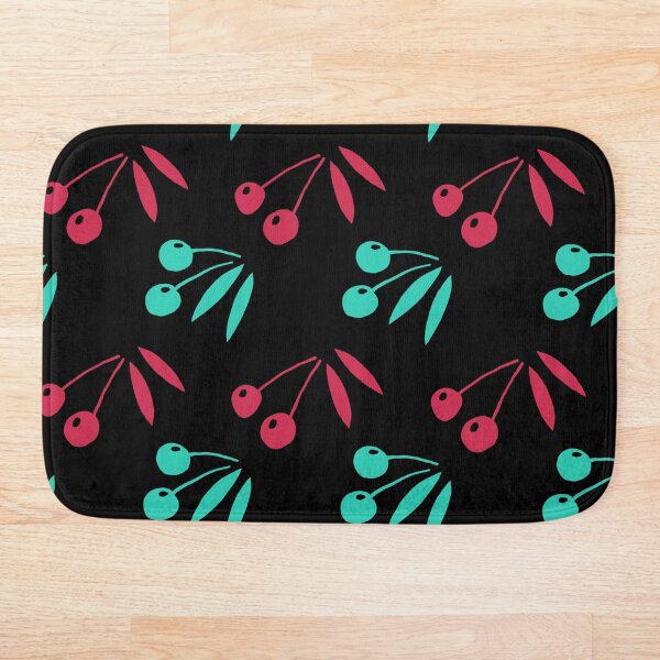 Item preview, Contrast red and blue decorative cherry pattern designed and sold by zipo-art.
