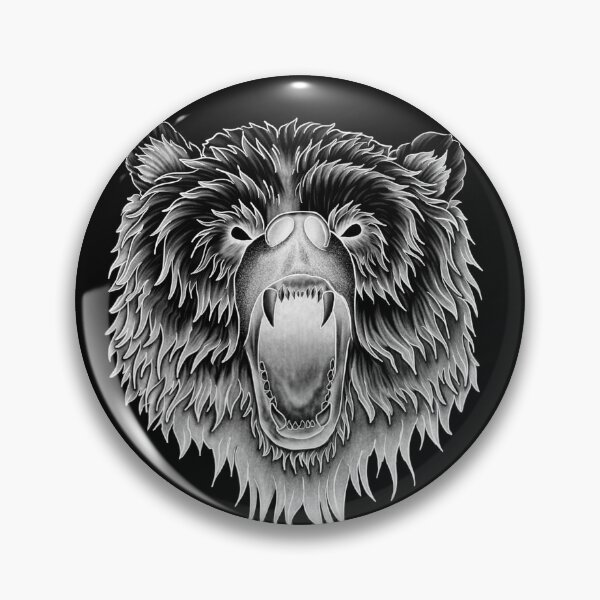 Item preview, Powerful Roaring Bear with Glaring Teeth designed and sold by Tyler Rosso.