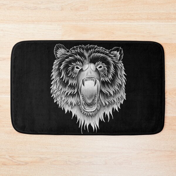 Item preview, Powerful Roaring Bear with Glaring Teeth designed and sold by Tyler Rosso.