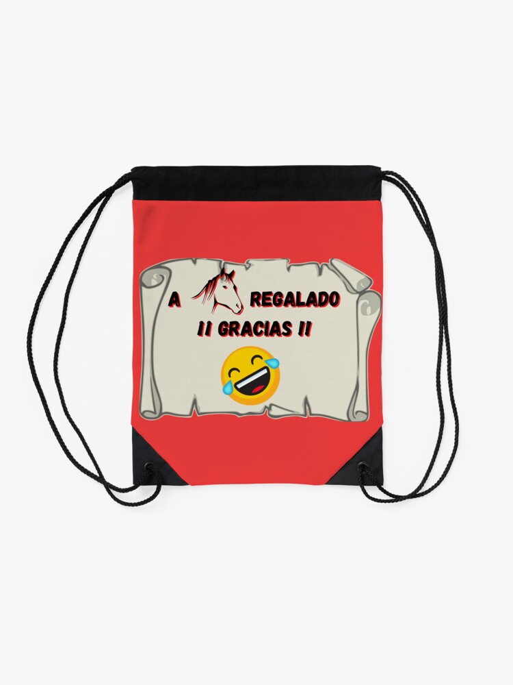 Vista alternativa de Mochila saco A caballo regalado Gracias
