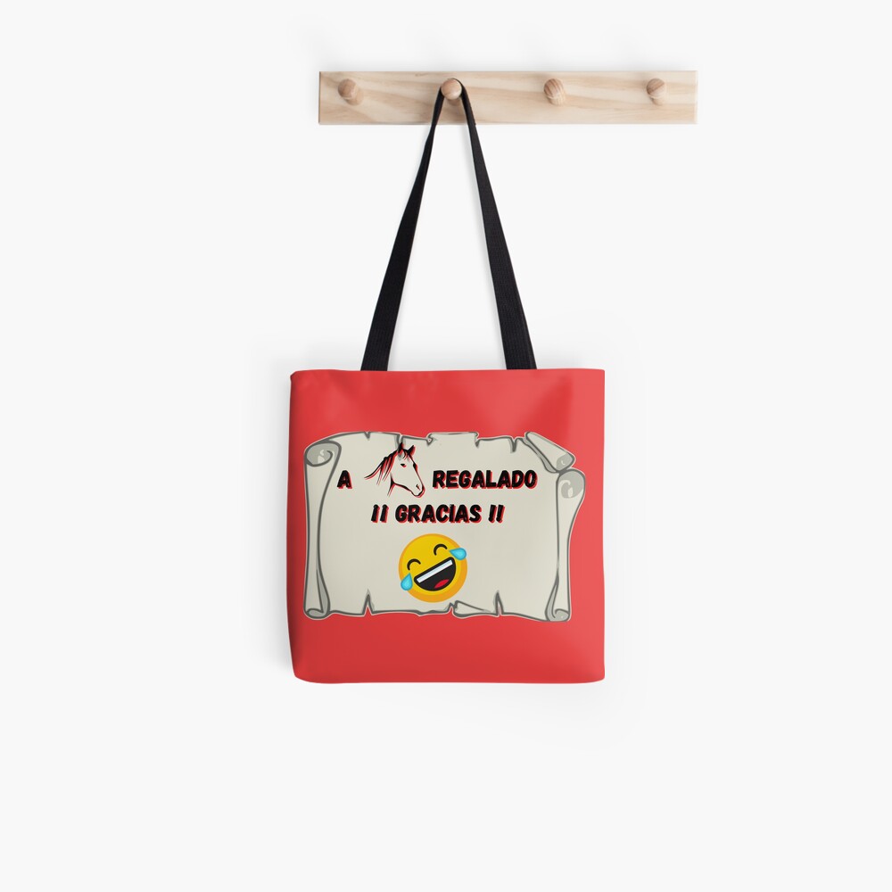 A caballo regalado Gracias Bolsa de tela