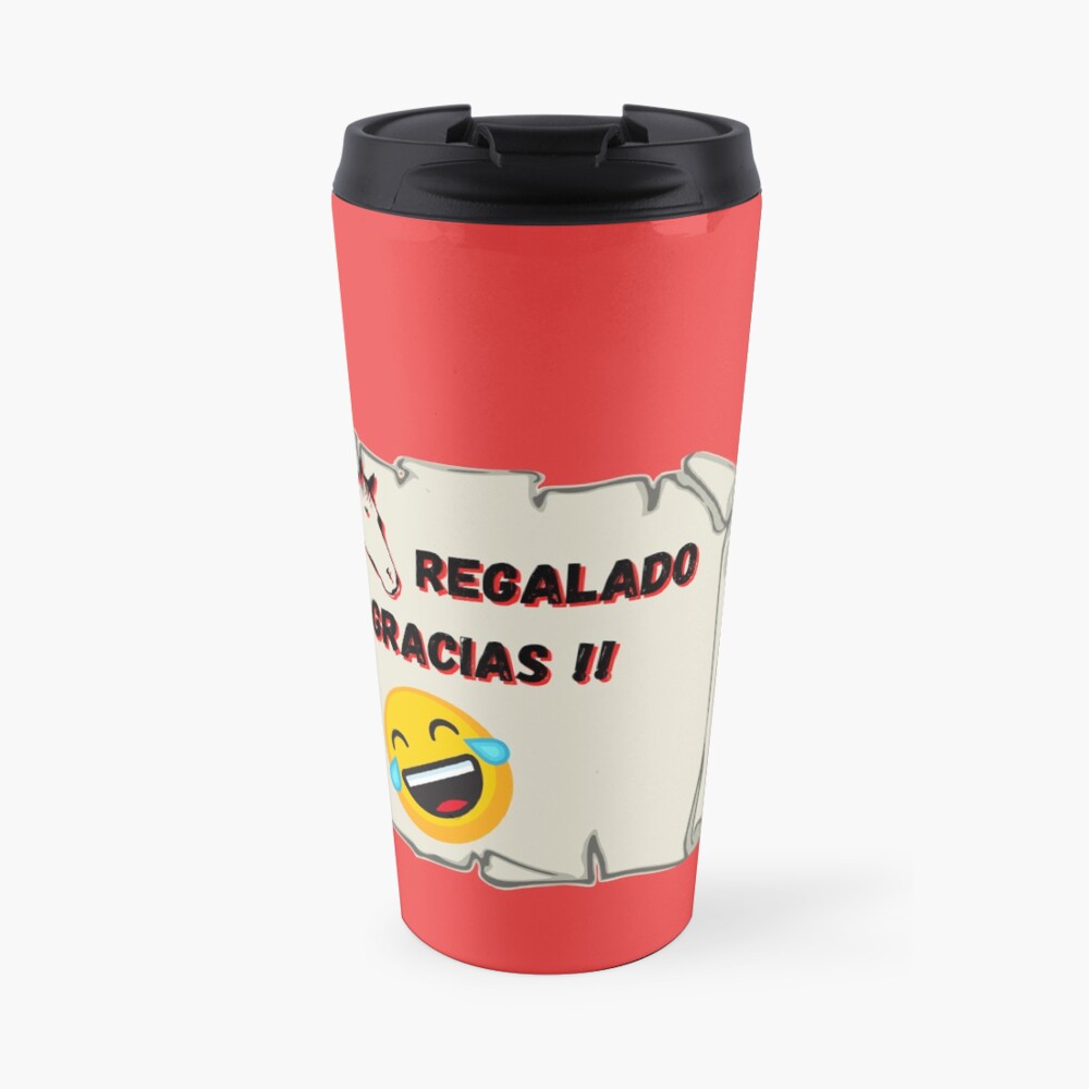 A caballo regalado Gracias Taza de café de viaje
