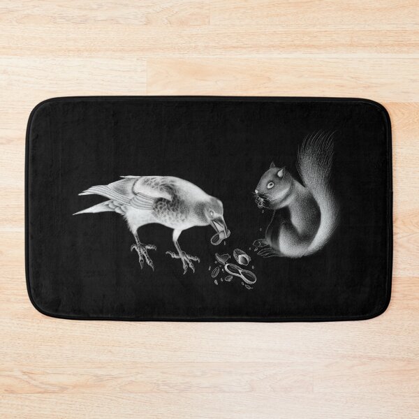 Item preview, Crow and Squirrel Eating Peanuts designed and sold by Tyler Rosso.