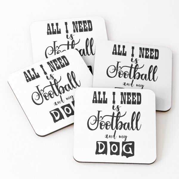 Item preview, All I Need Is Football And My Dog: Funny shirt for football lovers. designed and sold by fajali master.