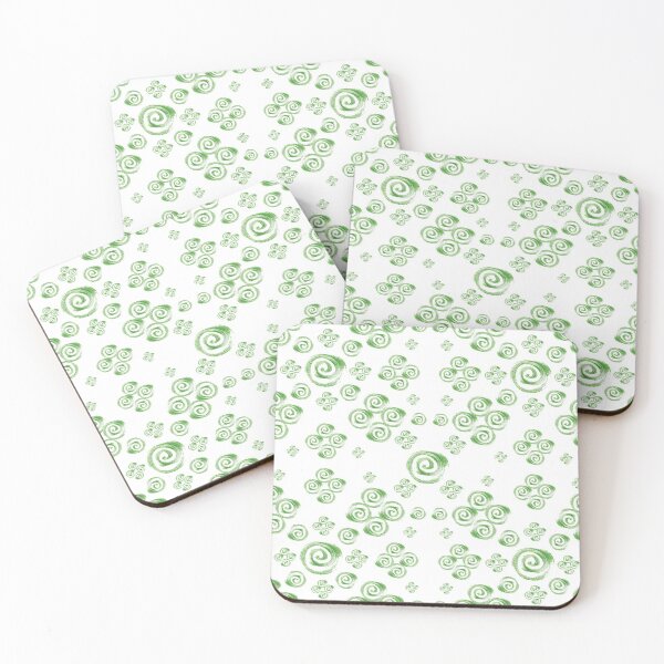 Item preview, Green Moroccan Whirls designed and sold by SpeareCreations.
