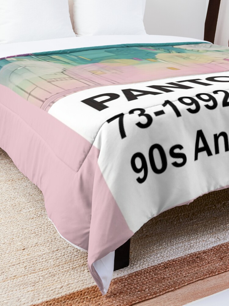 PANTONE 90s Anime (4) Comforter for Sale by PeachPantone