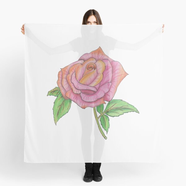 Colorful Rose Scarf