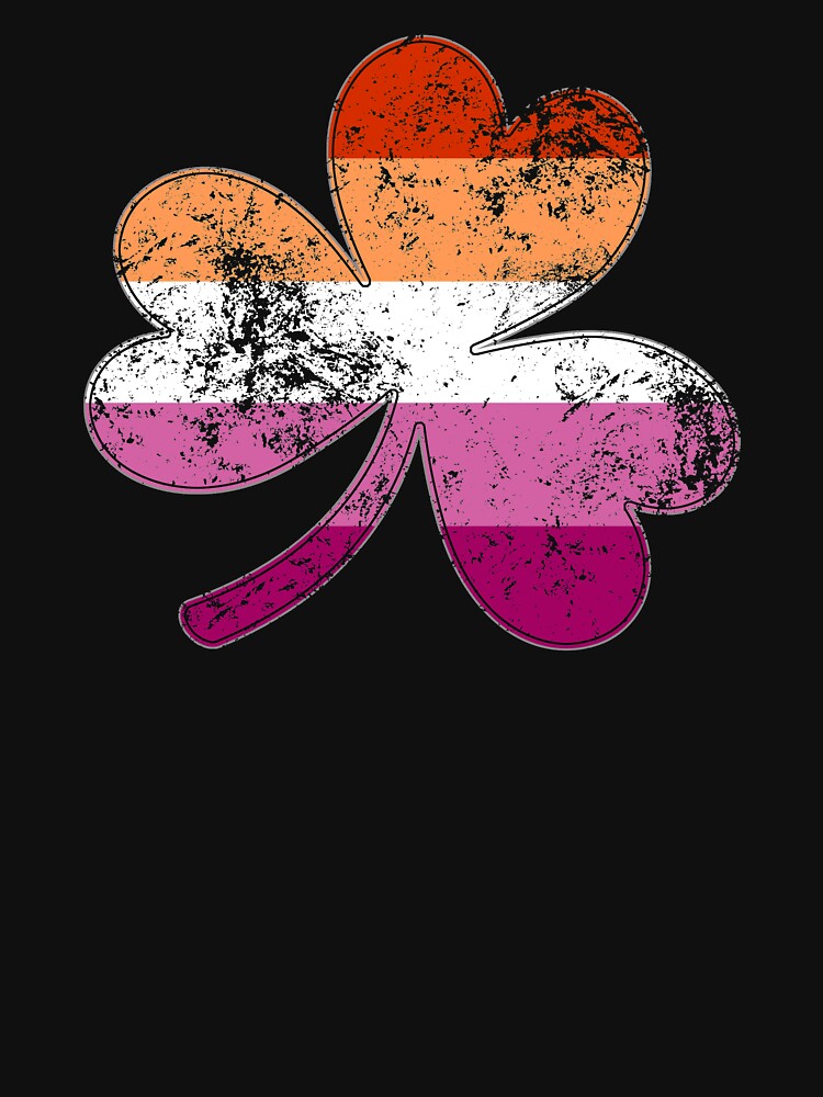 Lesbian Shamrock Pride Flag by valador