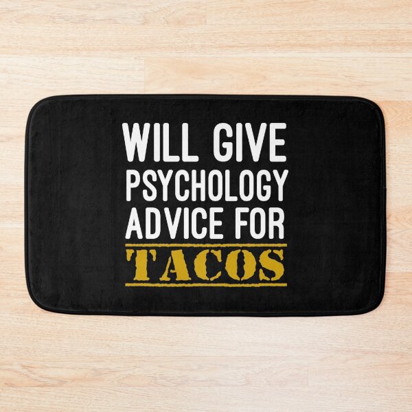 Item preview,  will give psychology advice for tacos : Psychology, Psychology Graduation Gift, Funny Psychologist Gift, Psychologist  Women-Man, Counselor Gifts  designed and sold by Chamssou.