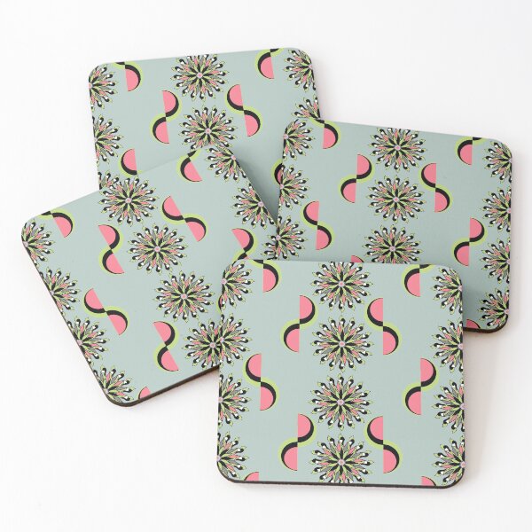 Item preview, Bold Retrofloral Batik  designed and sold by BumbleChynxBee.