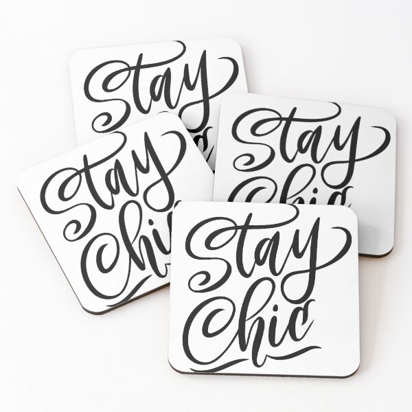 Item preview, Stay Chic lettering designed and sold by Mitoria.