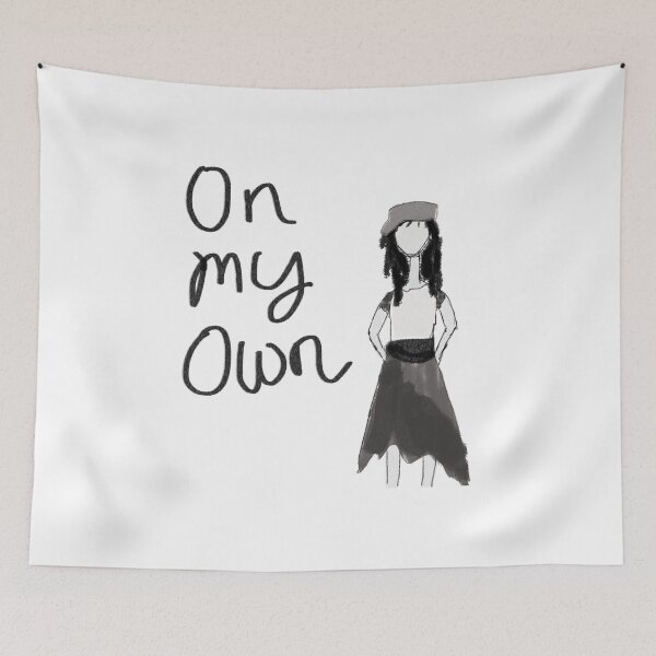 Item preview, “On My Own” Quote-Eponine  designed and sold by DivergeDesigns.