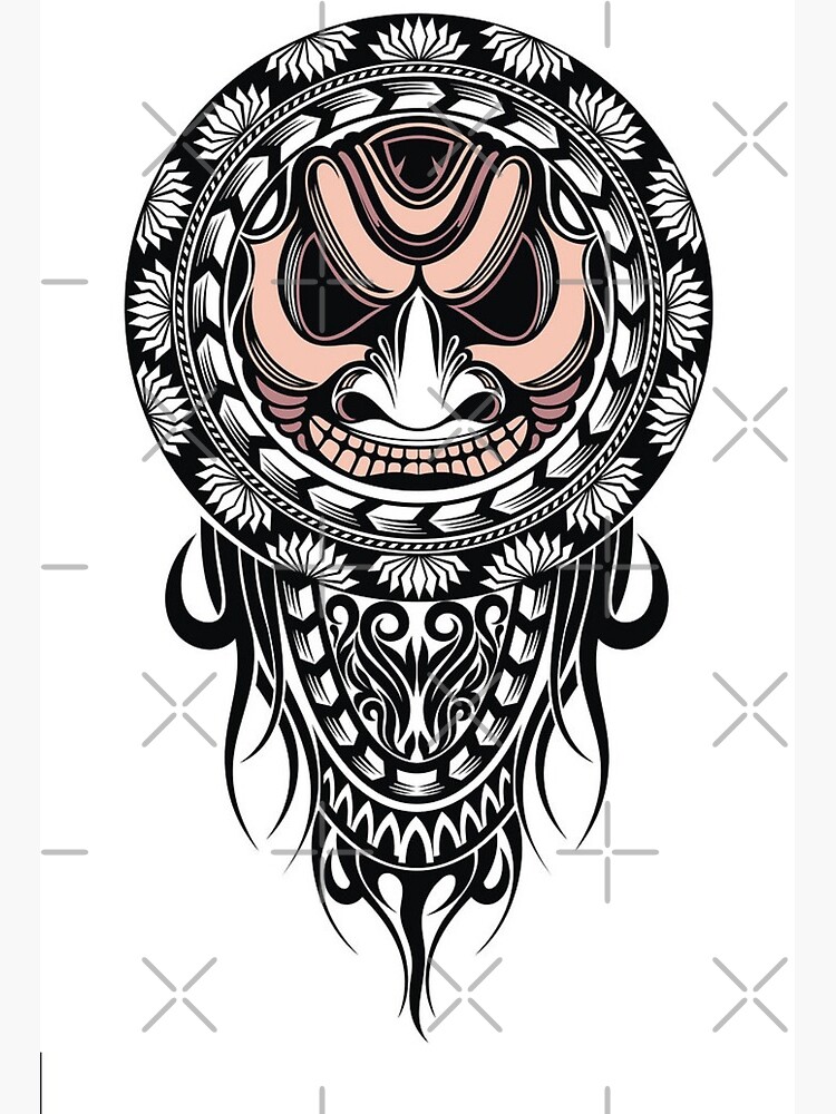 Male maori tribal back tattoo, warrior, aztec on Craiyon